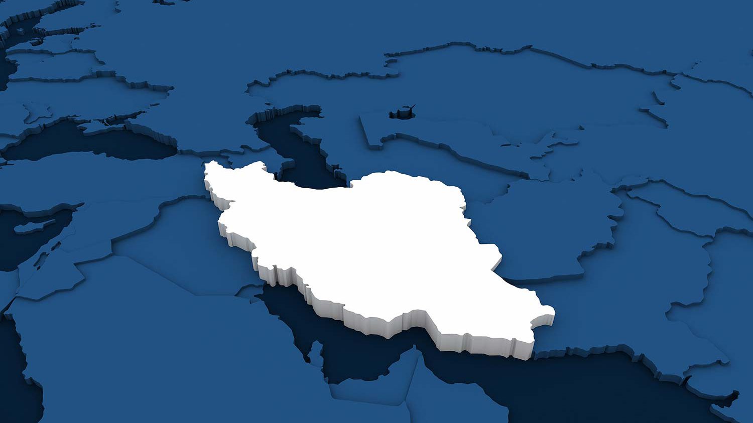 نقشه سه بعدی کشور ایران