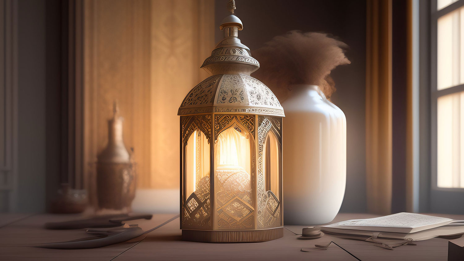 تصویر فانوس مرتبط با مناسب مذهبی ماه رمضان
