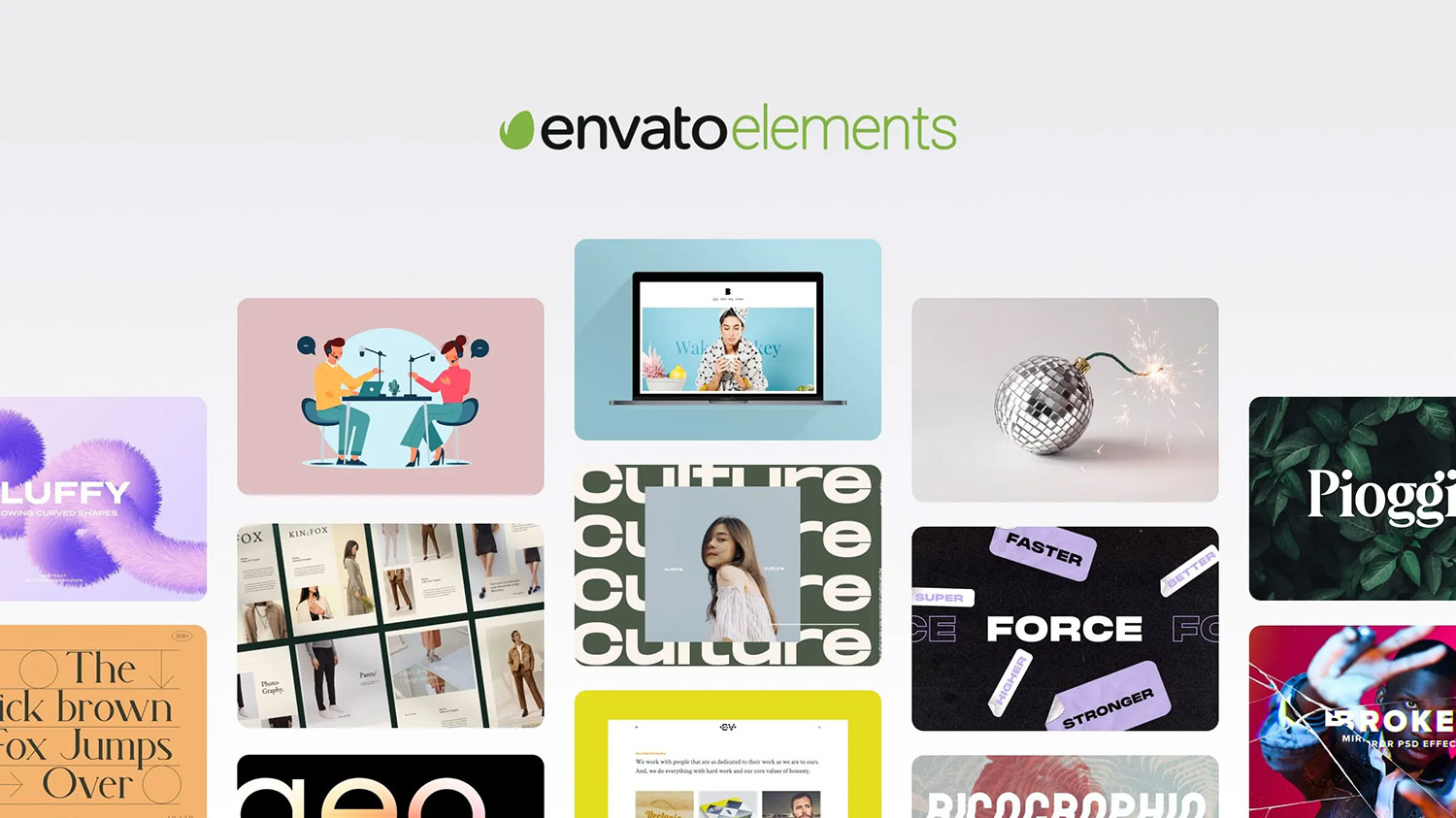 فایل‌های تحت پوشش سایت انواتو المنت با خرید اکانت Envato
