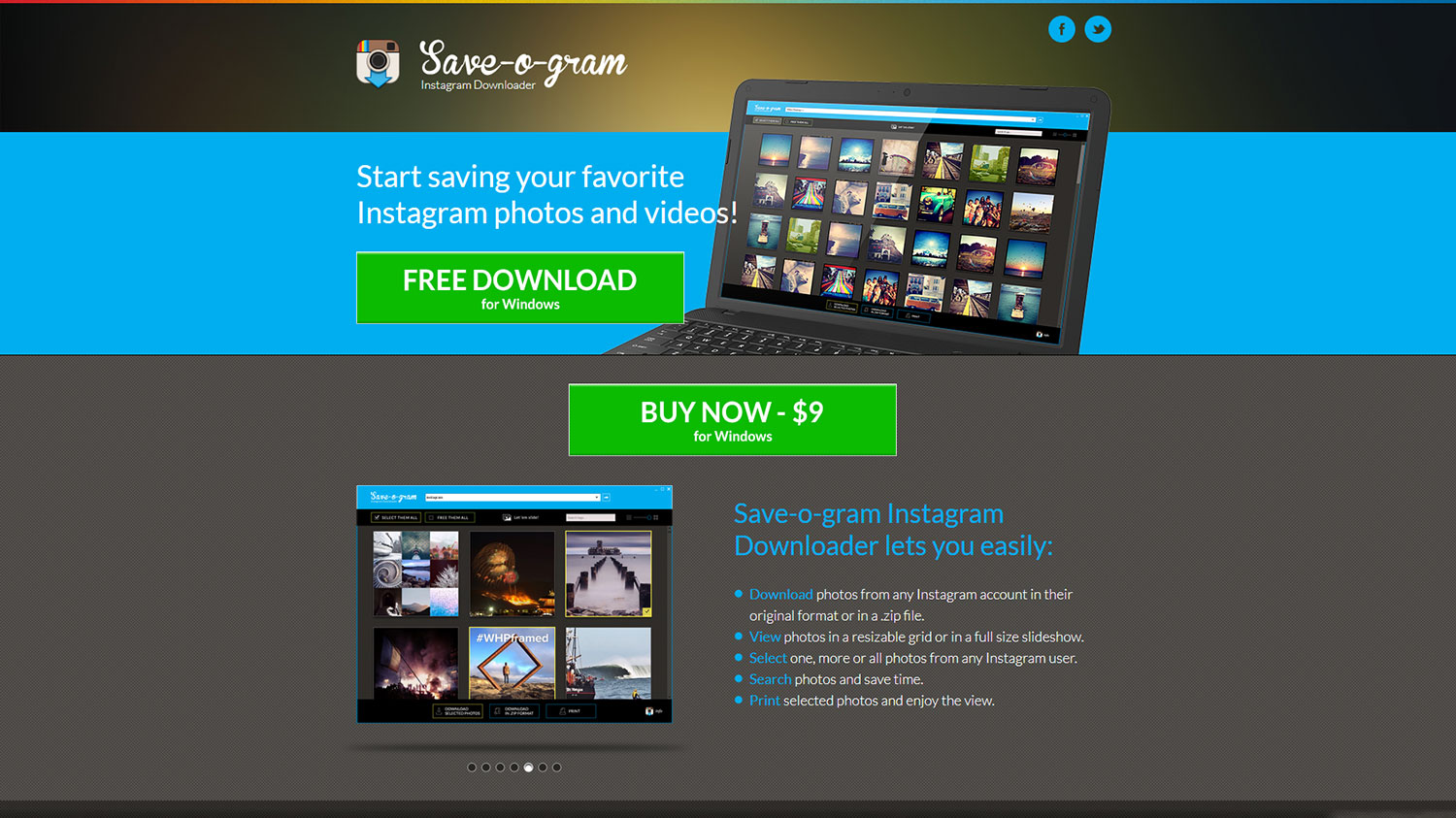 دانلودر اینستاگرام save-o-gram